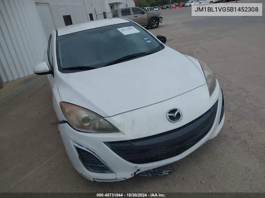 2011 Mazda Mazda3 I Touring VIN: JM1BL1VG5B1452308 Lot: 40731844