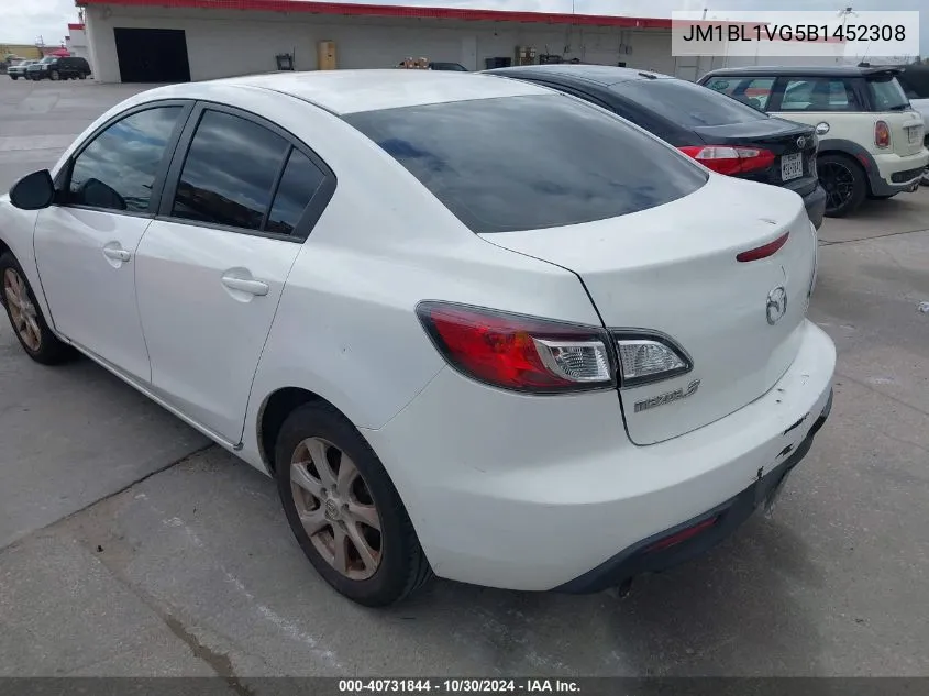 2011 Mazda Mazda3 I Touring VIN: JM1BL1VG5B1452308 Lot: 40731844