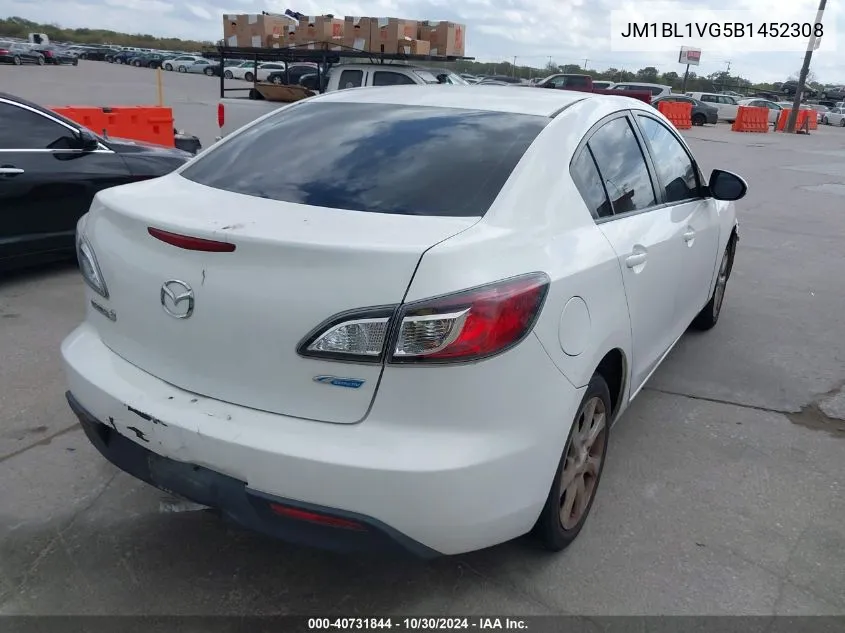 2011 Mazda Mazda3 I Touring VIN: JM1BL1VG5B1452308 Lot: 40731844