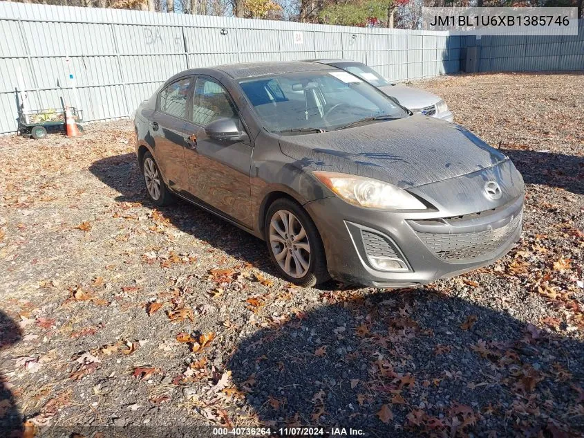 2011 Mazda Mazda3 S Sport VIN: JM1BL1U6XB1385746 Lot: 40736264