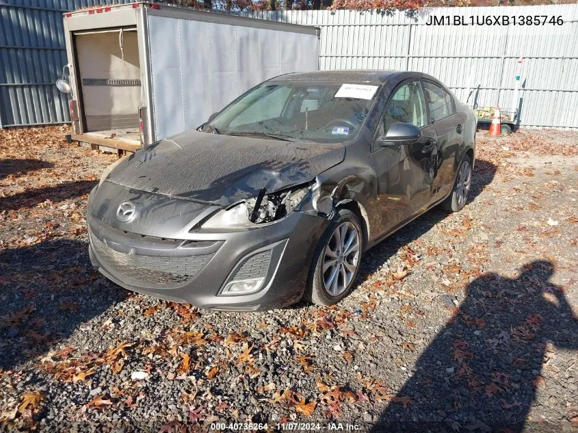 2011 Mazda Mazda3 S Sport VIN: JM1BL1U6XB1385746 Lot: 40736264