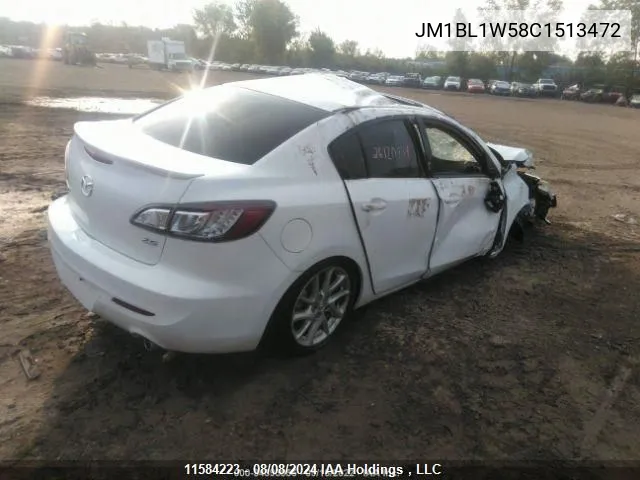 2012 Mazda 3 S VIN: JM1BL1W58C1513472 Lot: 11584223