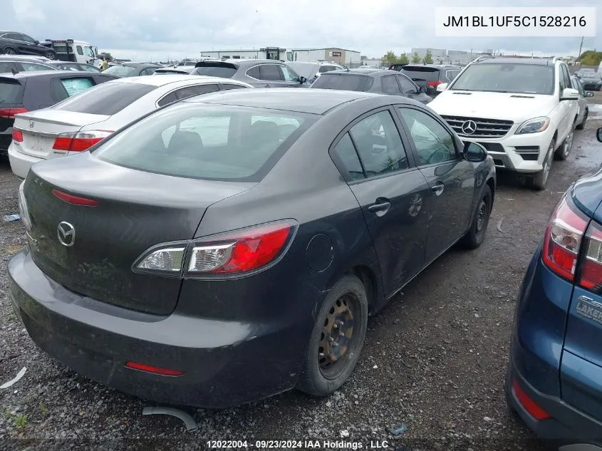 JM1BL1UF5C1528216 2012 Mazda Mazda3