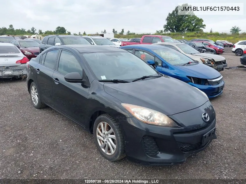 JM1BL1UF6C1570443 2012 Mazda Mazda3