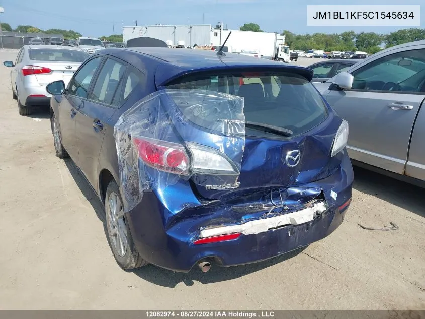 2012 Mazda Mazda3 VIN: JM1BL1KF5C1545634 Lot: 12082974