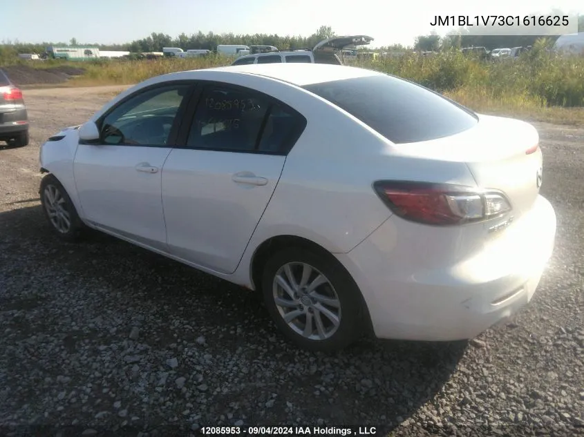 2012 Mazda 3 I VIN: JM1BL1V73C1616625 Lot: 12085953