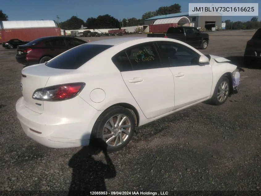 2012 Mazda 3 I VIN: JM1BL1V73C1616625 Lot: 12085953