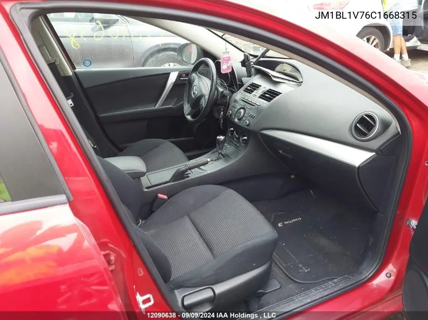 JM1BL1V76C1668315 2012 Mazda 3 I