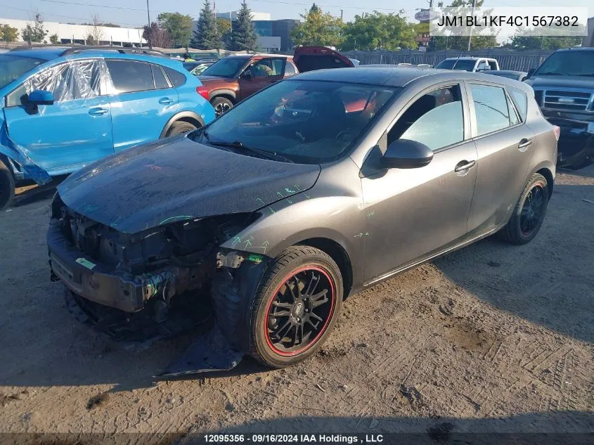 JM1BL1KF4C1567382 2012 Mazda Mazda3