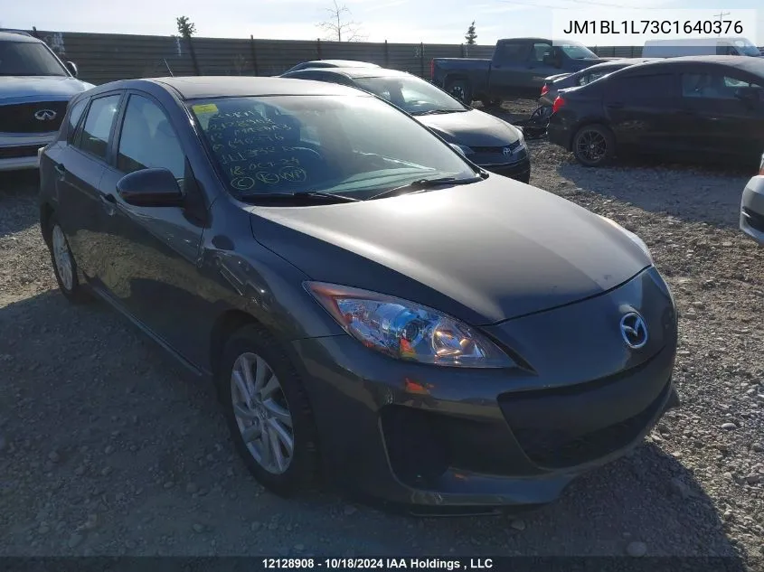 2012 Mazda Mazda3 VIN: JM1BL1L73C1640376 Lot: 12128908