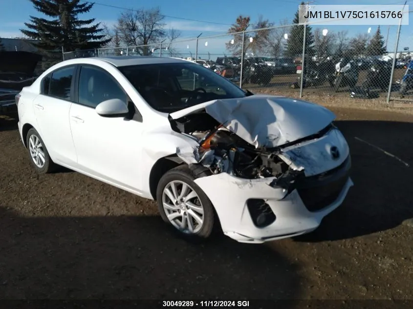 2012 Mazda 3 I VIN: JM1BL1V75C1615766 Lot: 30049289