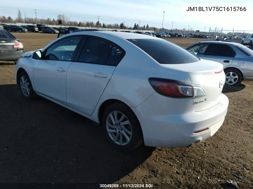 2012 Mazda 3 I VIN: JM1BL1V75C1615766 Lot: 30049289