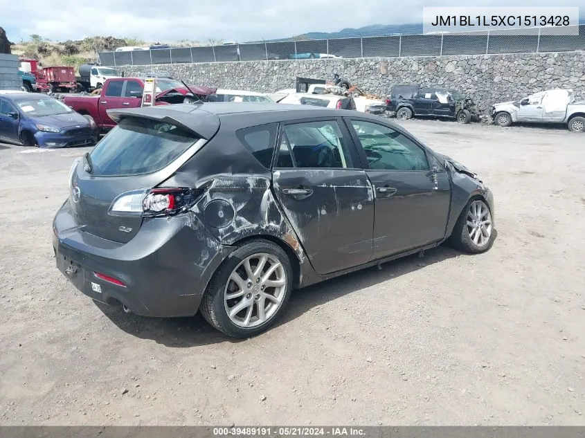 JM1BL1L5XC1513428 2012 Mazda Mazda3 S Touring