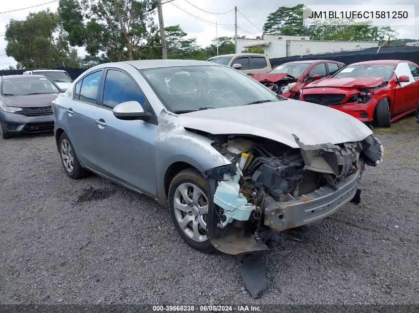 2012 Mazda Mazda3 I Sport VIN: JM1BL1UF6C1581250 Lot: 39568238