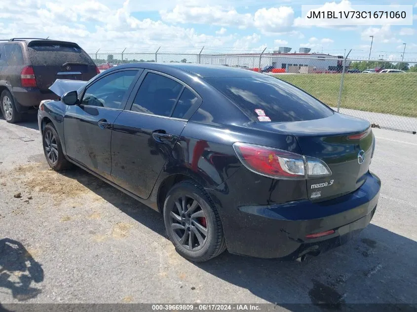 2012 Mazda Mazda3 VIN: JM1BL1V73C1671060 Lot: 39669809