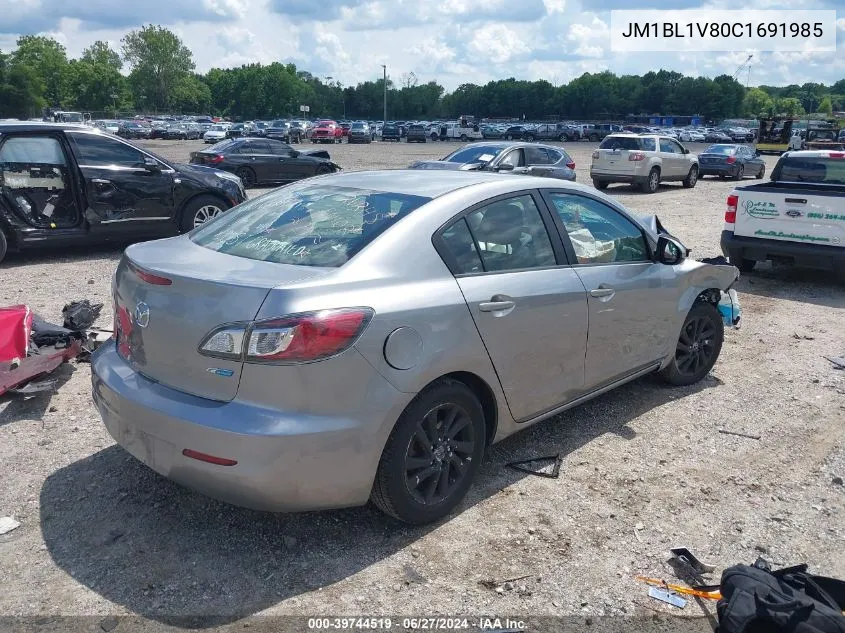 2012 Mazda Mazda3 I Touring VIN: JM1BL1V80C1691985 Lot: 39744519