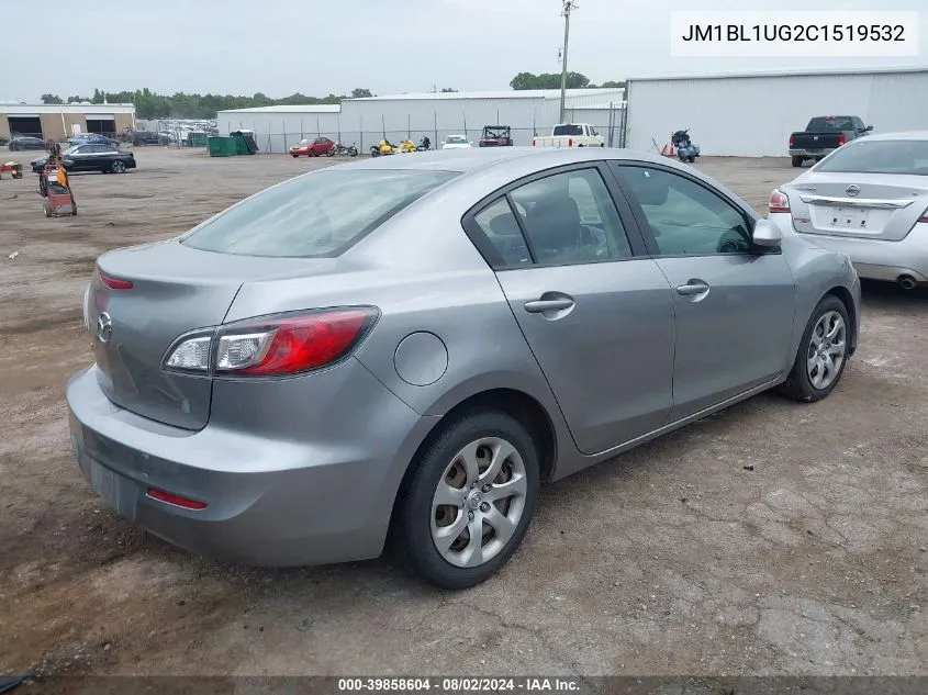 2012 Mazda Mazda3 I Sport VIN: JM1BL1UG2C1519532 Lot: 39858604