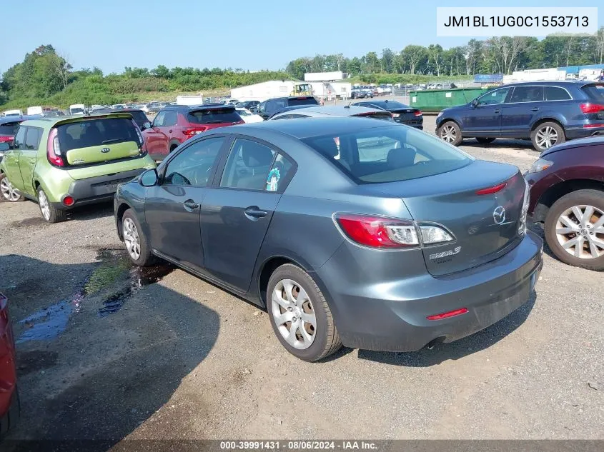 2012 Mazda Mazda3 I Sport VIN: JM1BL1UG0C1553713 Lot: 39991431