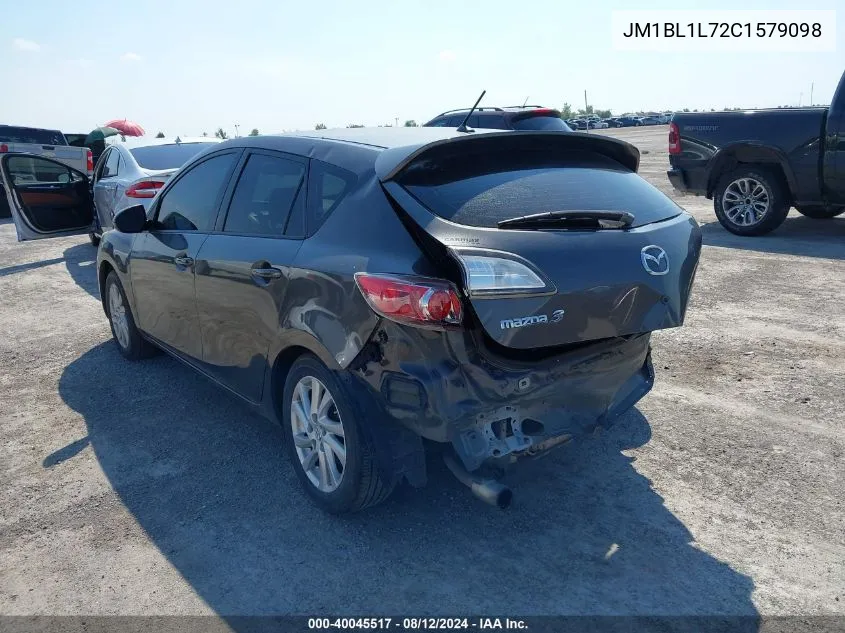 2012 Mazda Mazda3 I Touring VIN: JM1BL1L72C1579098 Lot: 40045517