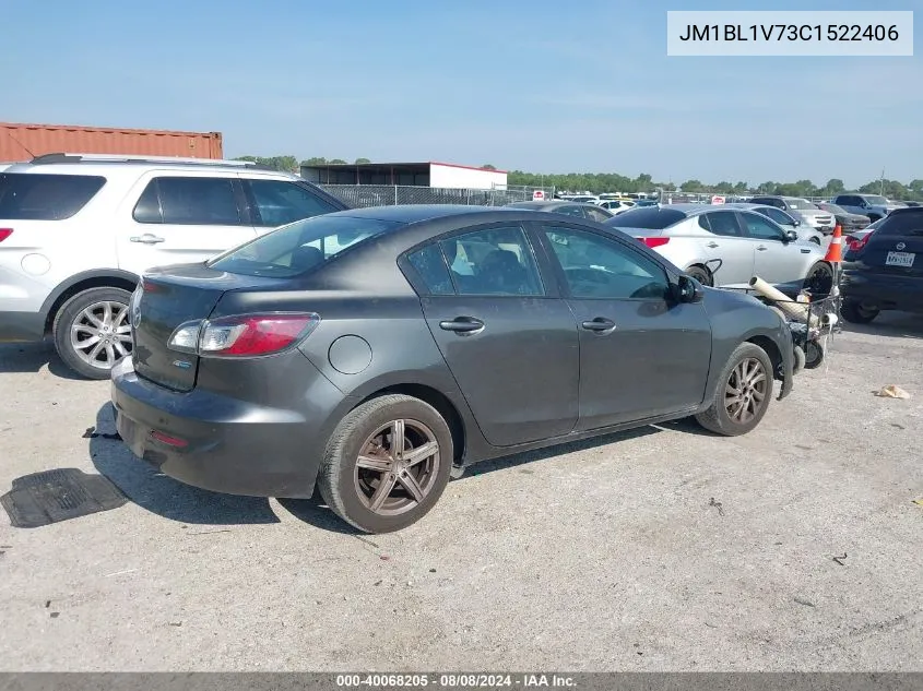 2012 Mazda Mazda3 I Touring VIN: JM1BL1V73C1522406 Lot: 40068205