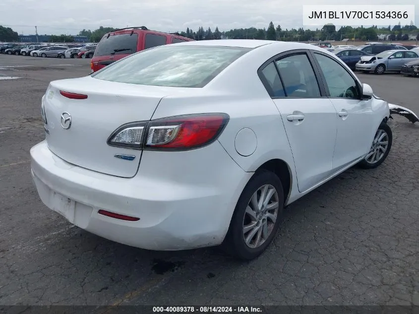 JM1BL1V70C1534366 2012 Mazda Mazda3 I Touring