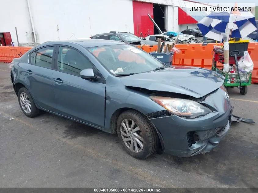 2012 Mazda Mazda3 I Touring VIN: JM1BL1V81C1609455 Lot: 40105008