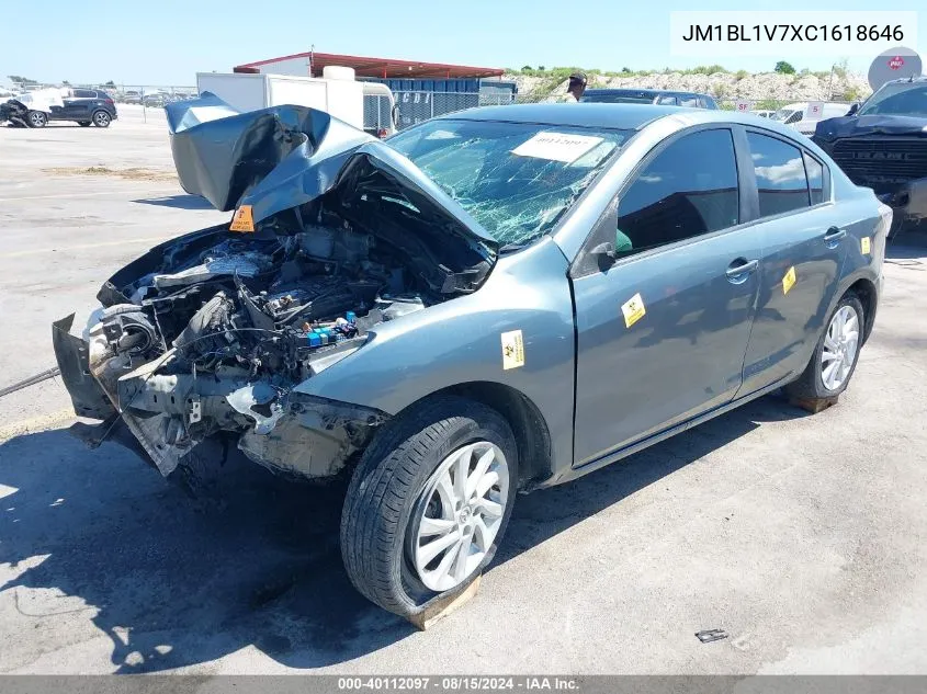 2012 Mazda Mazda3 I Touring VIN: JM1BL1V7XC1618646 Lot: 40112097