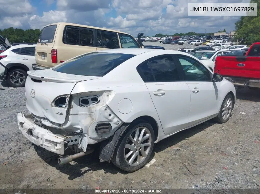 2012 Mazda Mazda3 S Grand Touring VIN: JM1BL1W5XC1697829 Lot: 40124120