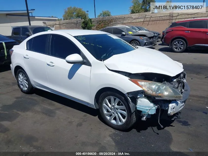 2012 Mazda 3 I VIN: JM1BL1V89C1578407 Lot: 40156630