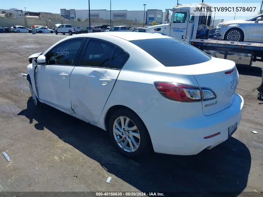 2012 Mazda 3 I VIN: JM1BL1V89C1578407 Lot: 40156630