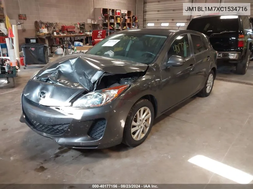 2012 Mazda Mazda3 I Grand Touring VIN: JM1BL1M7XC1534716 Lot: 40177156