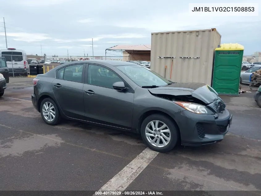 2012 Mazda Mazda3 I Touring VIN: JM1BL1VG2C1508853 Lot: 40179029