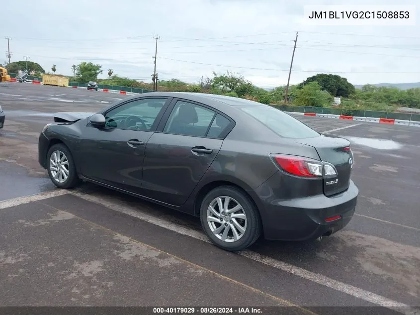 2012 Mazda Mazda3 I Touring VIN: JM1BL1VG2C1508853 Lot: 40179029