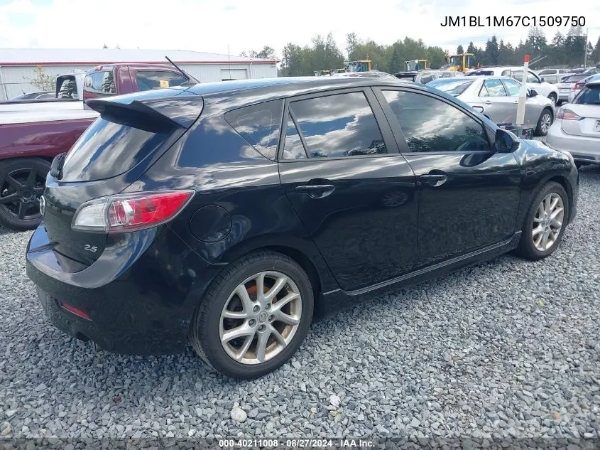 2012 Mazda Mazda3 S Grand Touring VIN: JM1BL1M67C1509750 Lot: 40211008