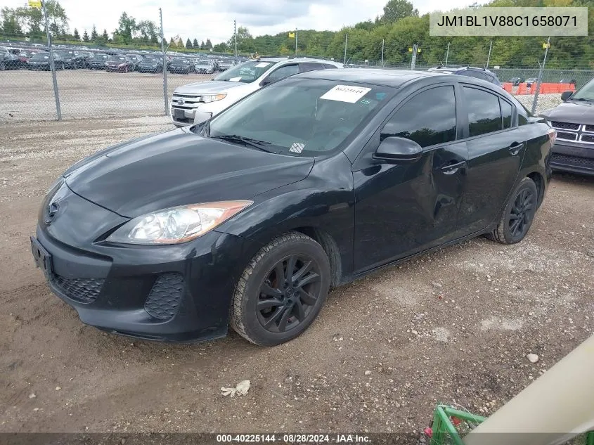 2012 Mazda Mazda3 I Touring VIN: JM1BL1V88C1658071 Lot: 40225144