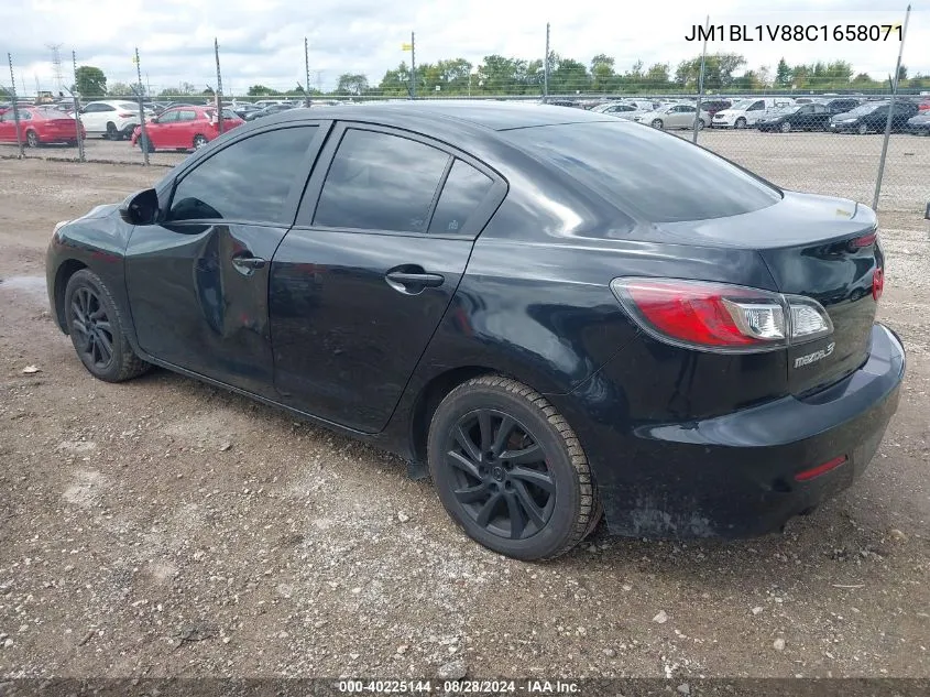 2012 Mazda Mazda3 I Touring VIN: JM1BL1V88C1658071 Lot: 40225144