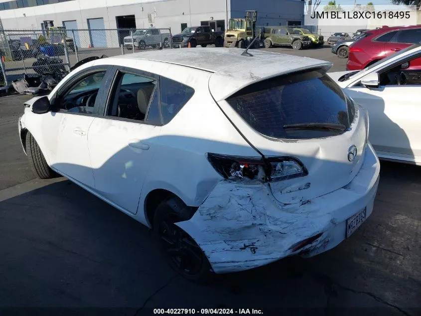 2012 Mazda 3 I VIN: JM1BL1L8XC1618495 Lot: 40227910