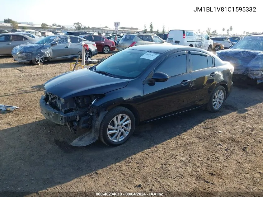 2012 Mazda Mazda3 I Touring VIN: JM1BL1V81C1595332 Lot: 40234619