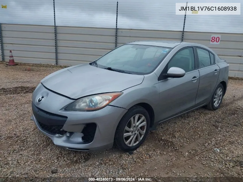 2012 Mazda Mazda3 I Touring VIN: JM1BL1V76C1608938 Lot: 40240073