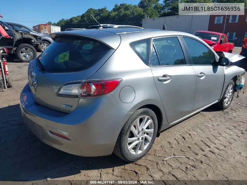 2012 Mazda Mazda3 I Touring VIN: JM1BL1L85C1636936 Lot: 40241187