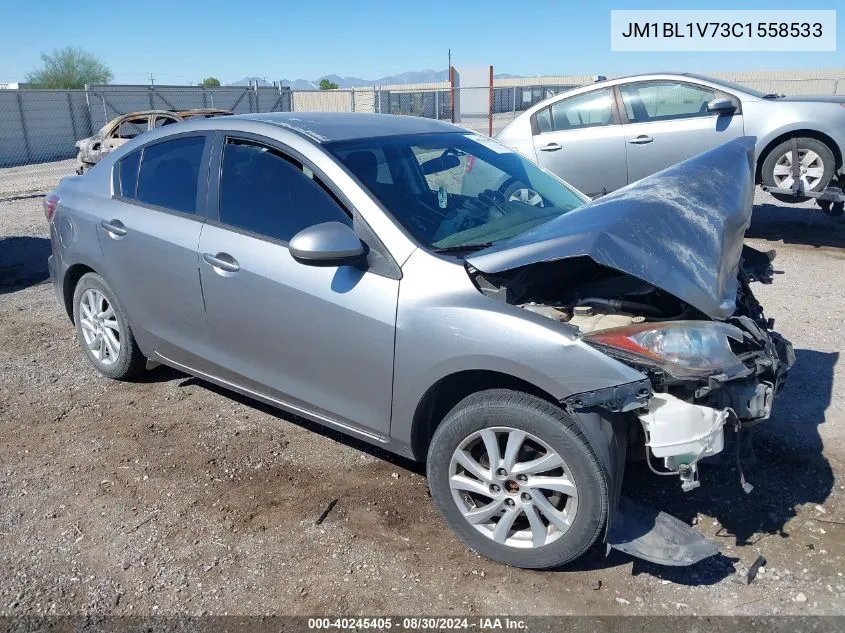 2012 Mazda Mazda3 I Touring VIN: JM1BL1V73C1558533 Lot: 40245405