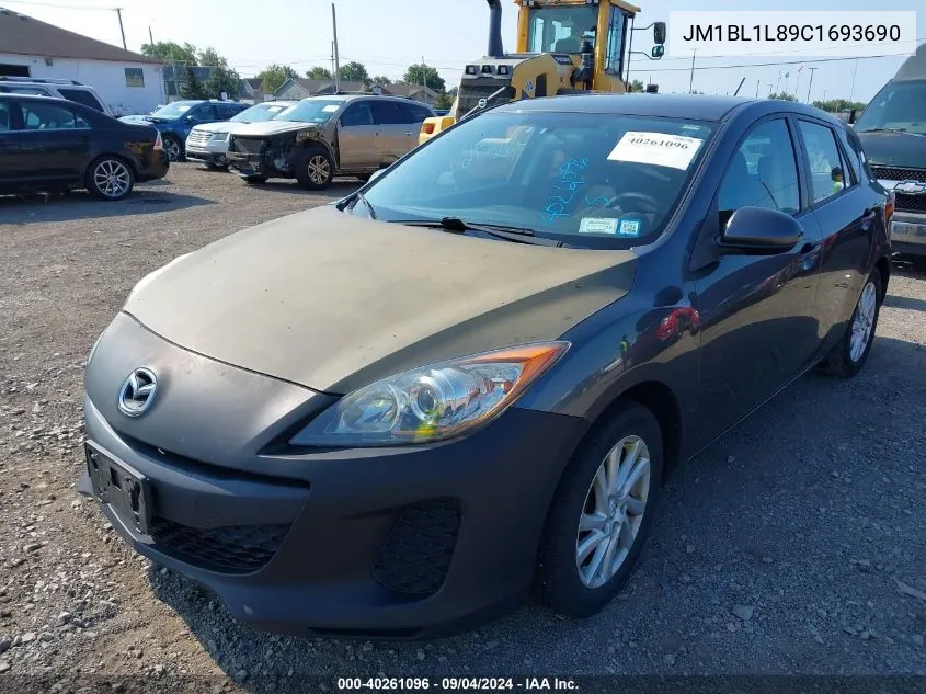 2012 Mazda Mazda3 I Touring VIN: JM1BL1L89C1693690 Lot: 40261096