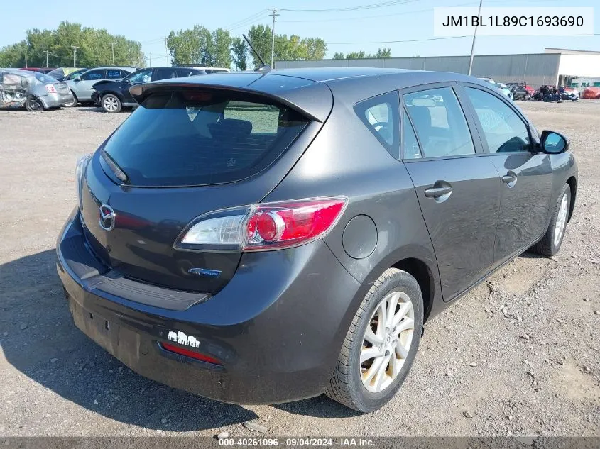 2012 Mazda Mazda3 I Touring VIN: JM1BL1L89C1693690 Lot: 40261096