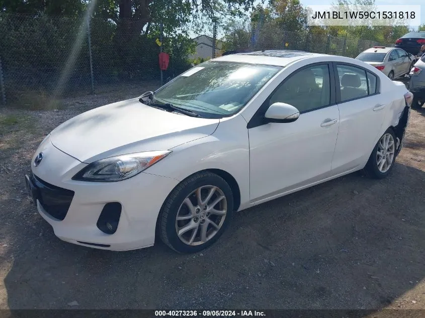 2012 Mazda 3 S VIN: JM1BL1W59C1531818 Lot: 40273236