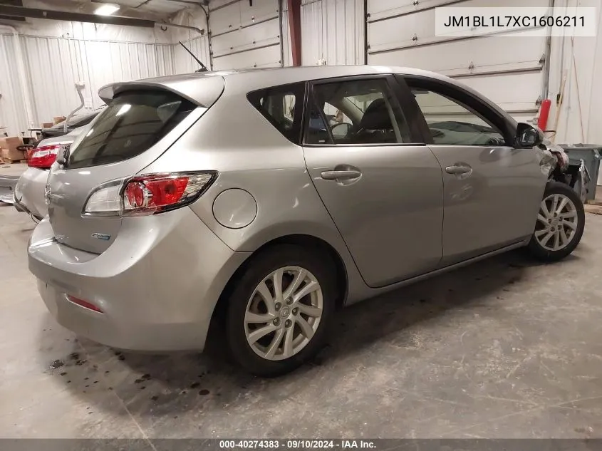 2012 Mazda 3 I VIN: JM1BL1L7XC1606211 Lot: 40274383