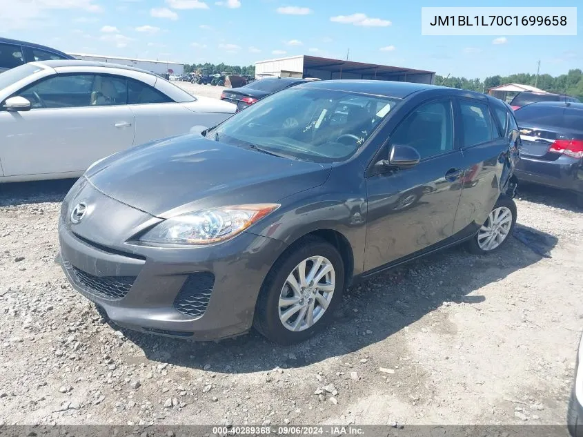 2012 Mazda Mazda3 I Touring VIN: JM1BL1L70C1699658 Lot: 40289368