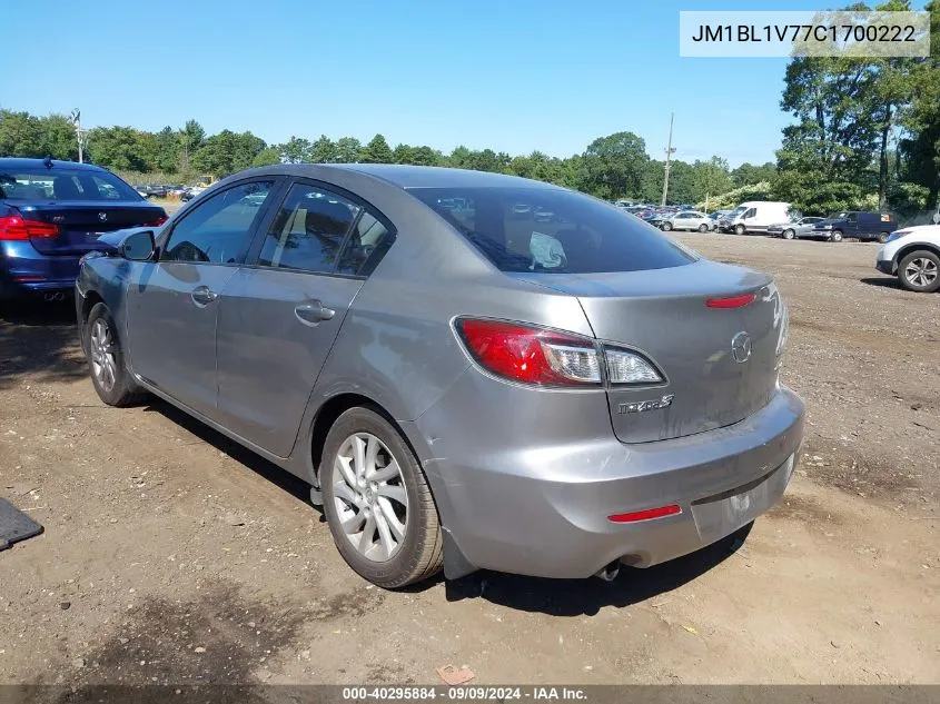 2012 Mazda Mazda3 I Touring VIN: JM1BL1V77C1700222 Lot: 40295884