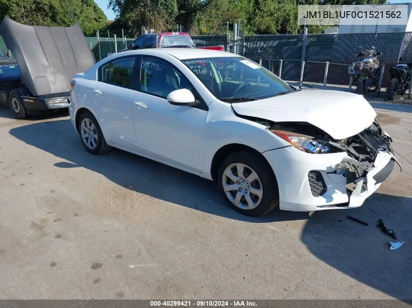 2012 Mazda Mazda3 I Sport VIN: JM1BL1UF0C1521562 Lot: 40299421