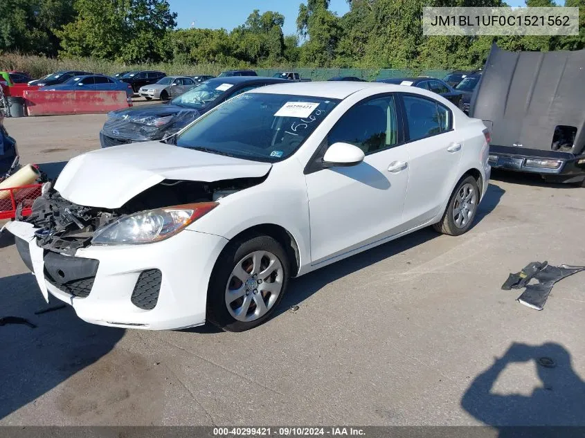 2012 Mazda Mazda3 I Sport VIN: JM1BL1UF0C1521562 Lot: 40299421