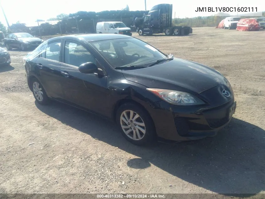 2012 Mazda Mazda3 I Touring VIN: JM1BL1V80C1602111 Lot: 40313382